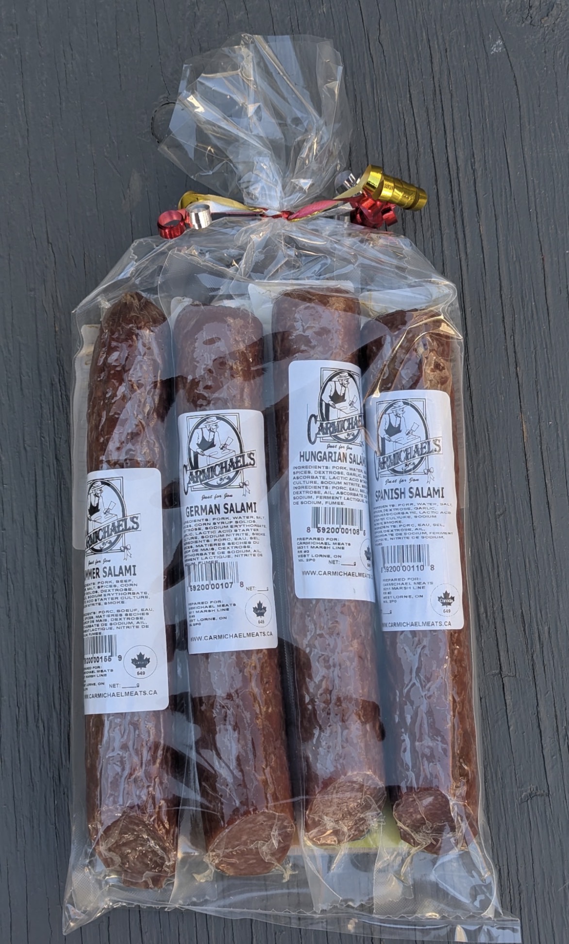 Salami Gift Pack with Cutting Board