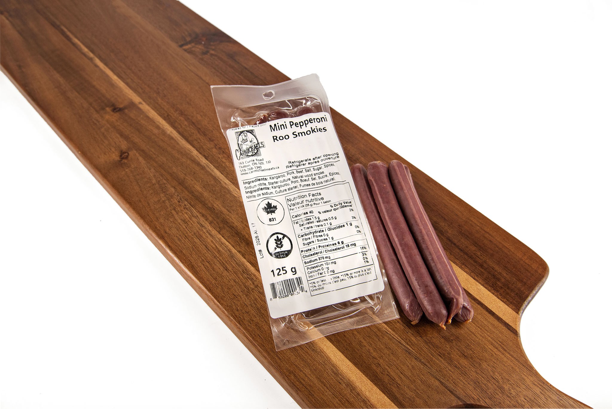 Exotic Pepperoni (Snack Stix)